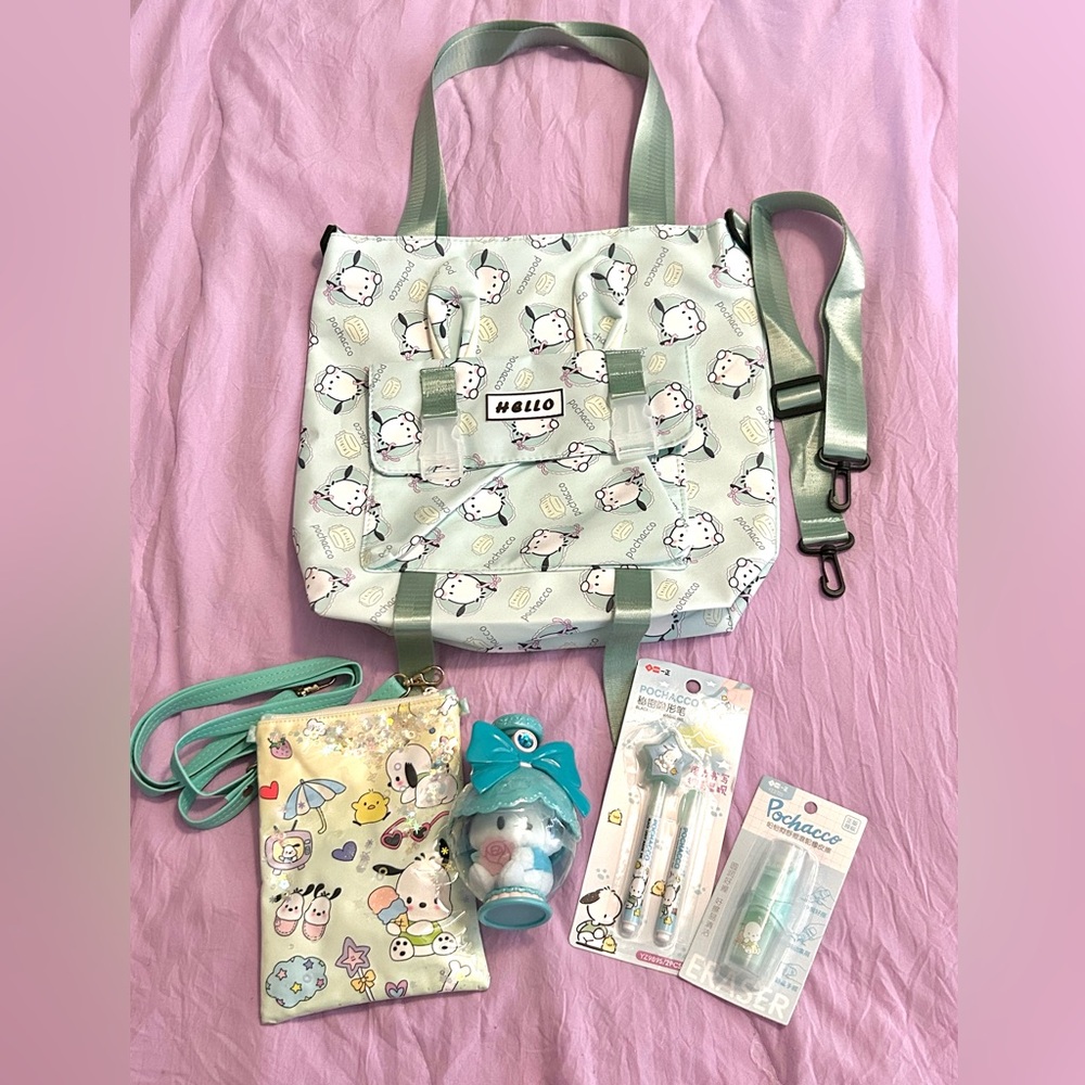 Pochacco Tote Bag with Bonus